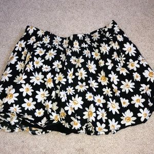 Xhilaration Floral Skater Skirt
